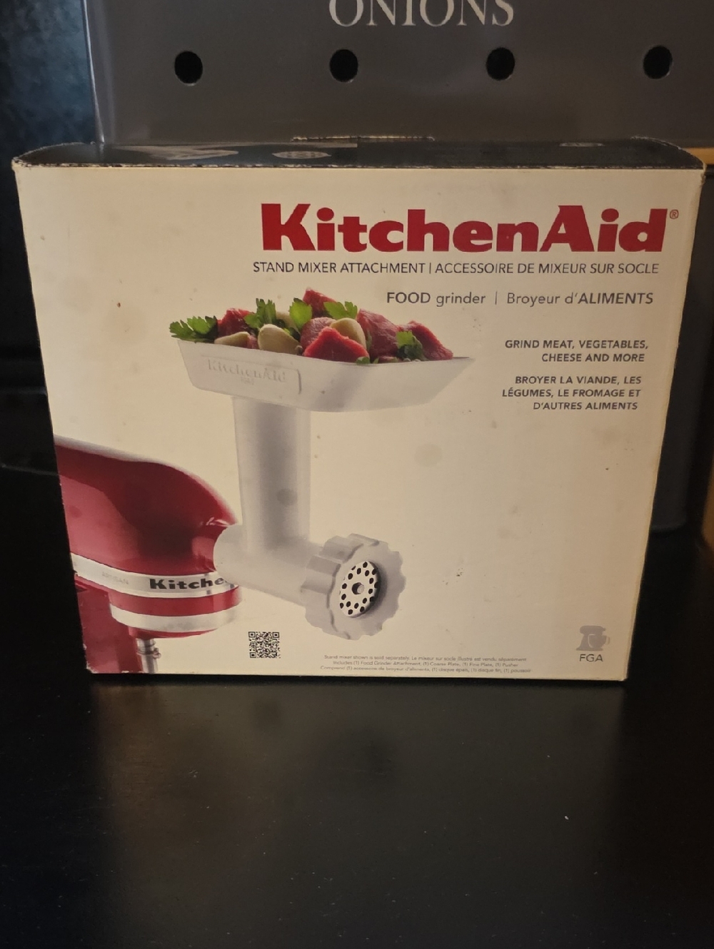 KitchenAid White Food Grinder Attachment